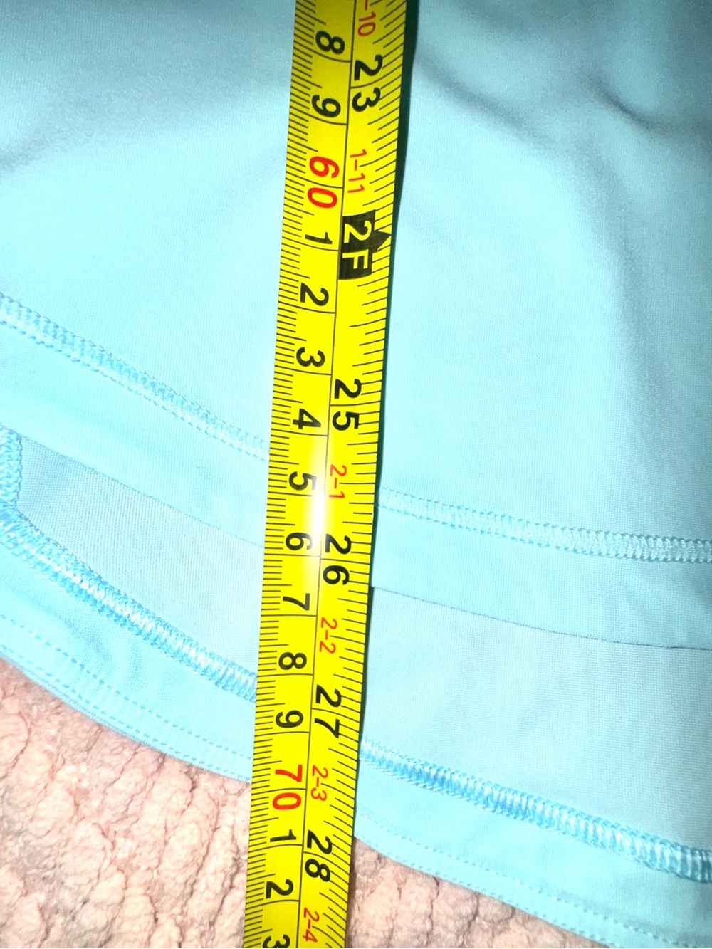 Lululemon Vent It Tank Light Aqua Blue Mesh Back Vent Sleeveless Top - Picture 4 of 9